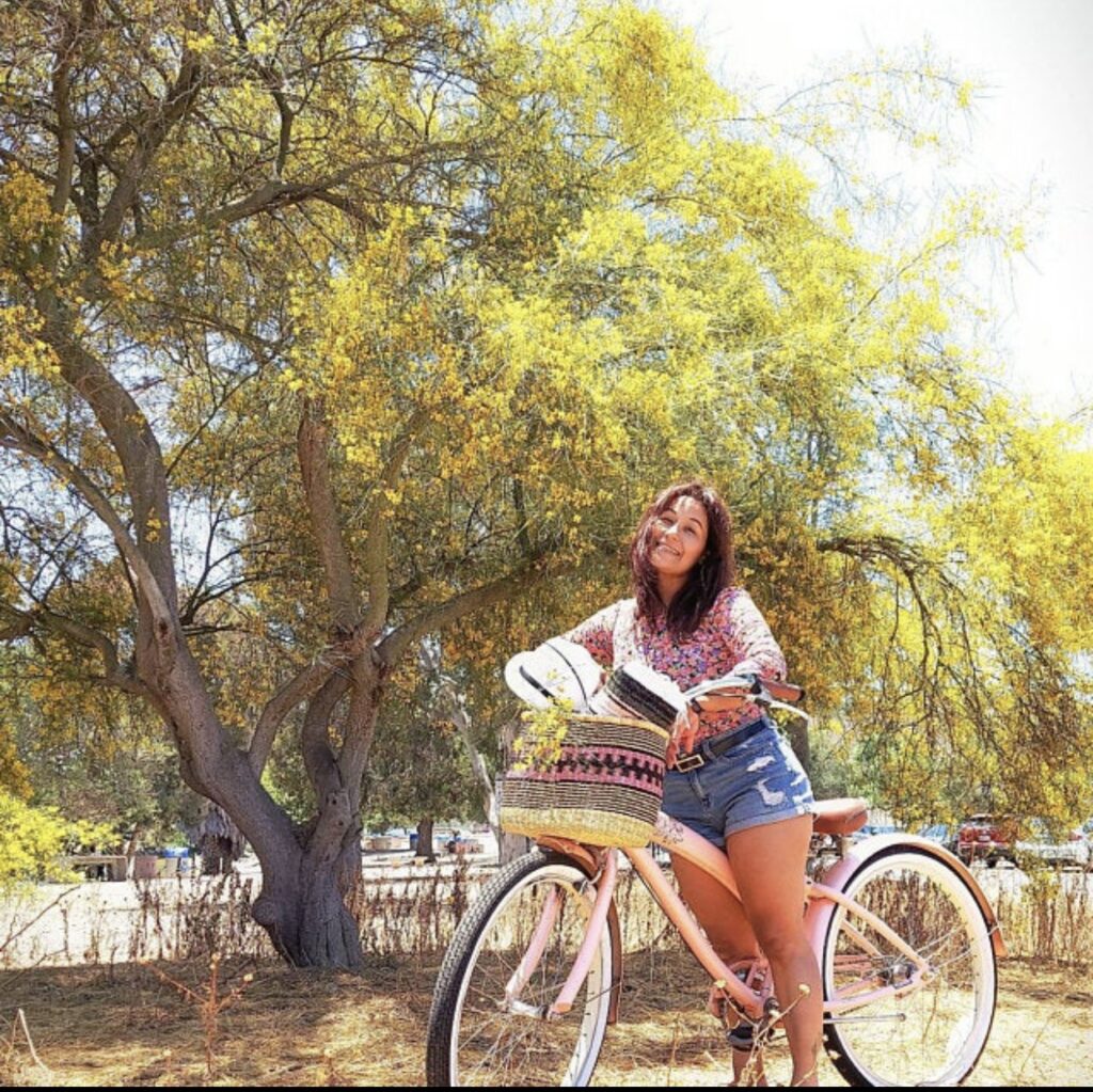 woven bike basket