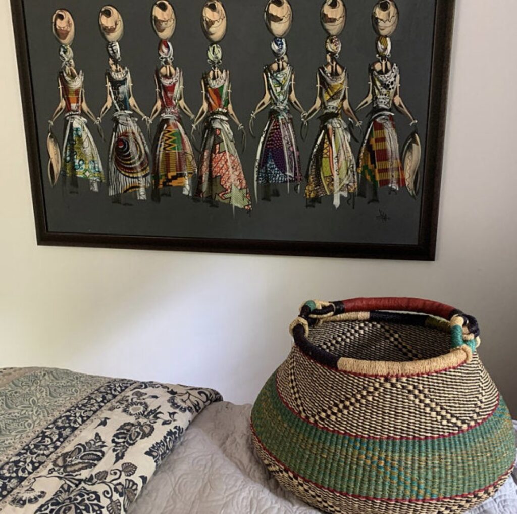 a large bolga pot basket