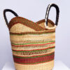 a colorful bolga shopper basket