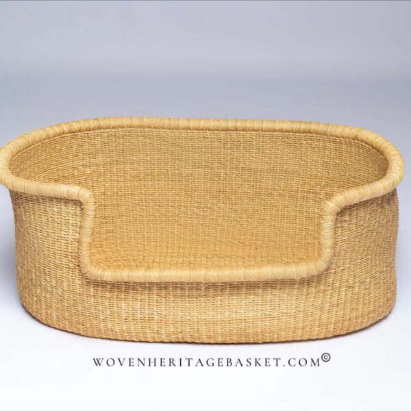 large dog bed basket