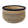 a bolga round woven basket