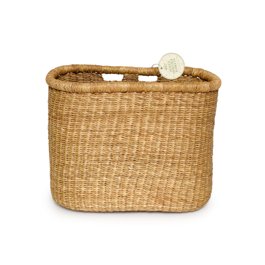 woven bike basket