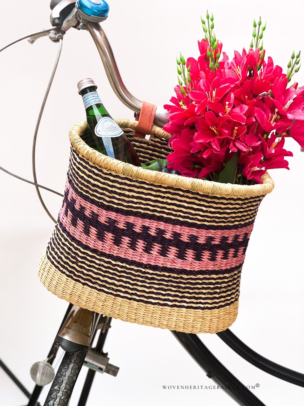 woven bike basket