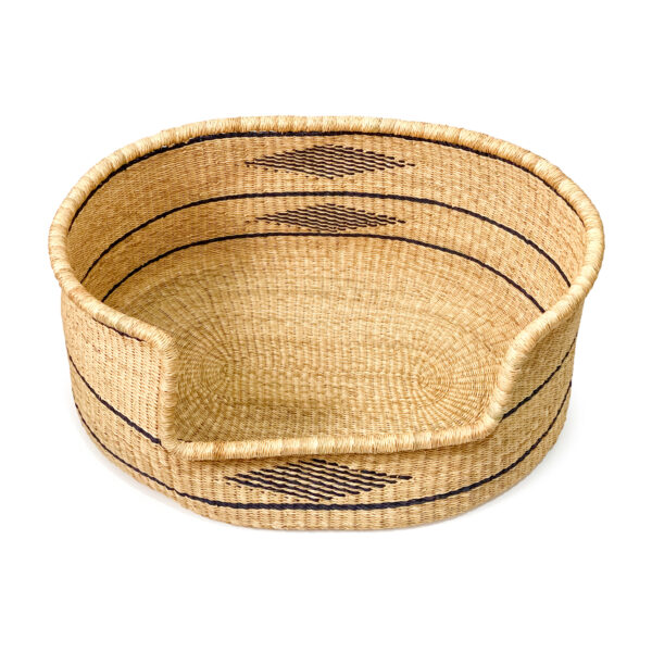 woven dog bed basket