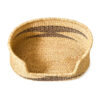 a woven dog bed basket
