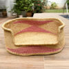 woven dog bed basket