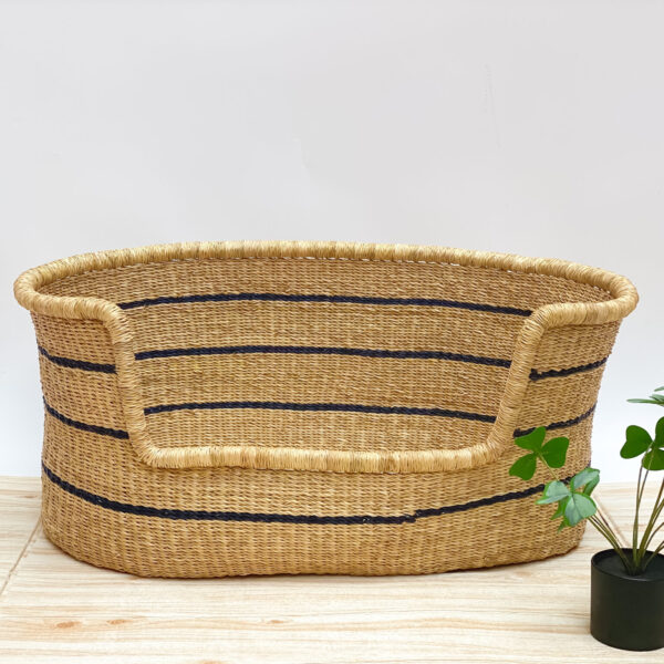 woven dog bed basket