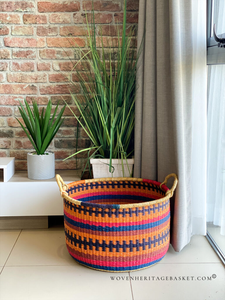 Woven Floor Basket - Aziza | Woven Heritage Baskets