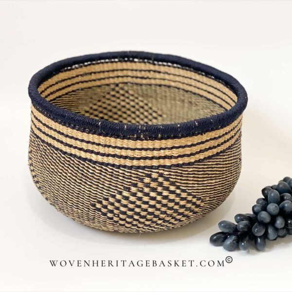 round woven basket