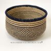 round woven storage basket
