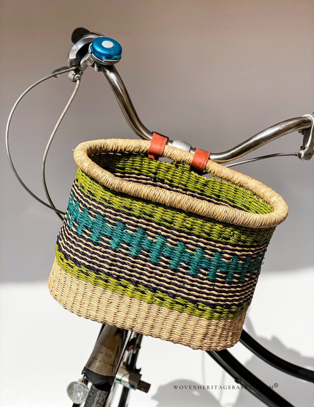 woven bike basket