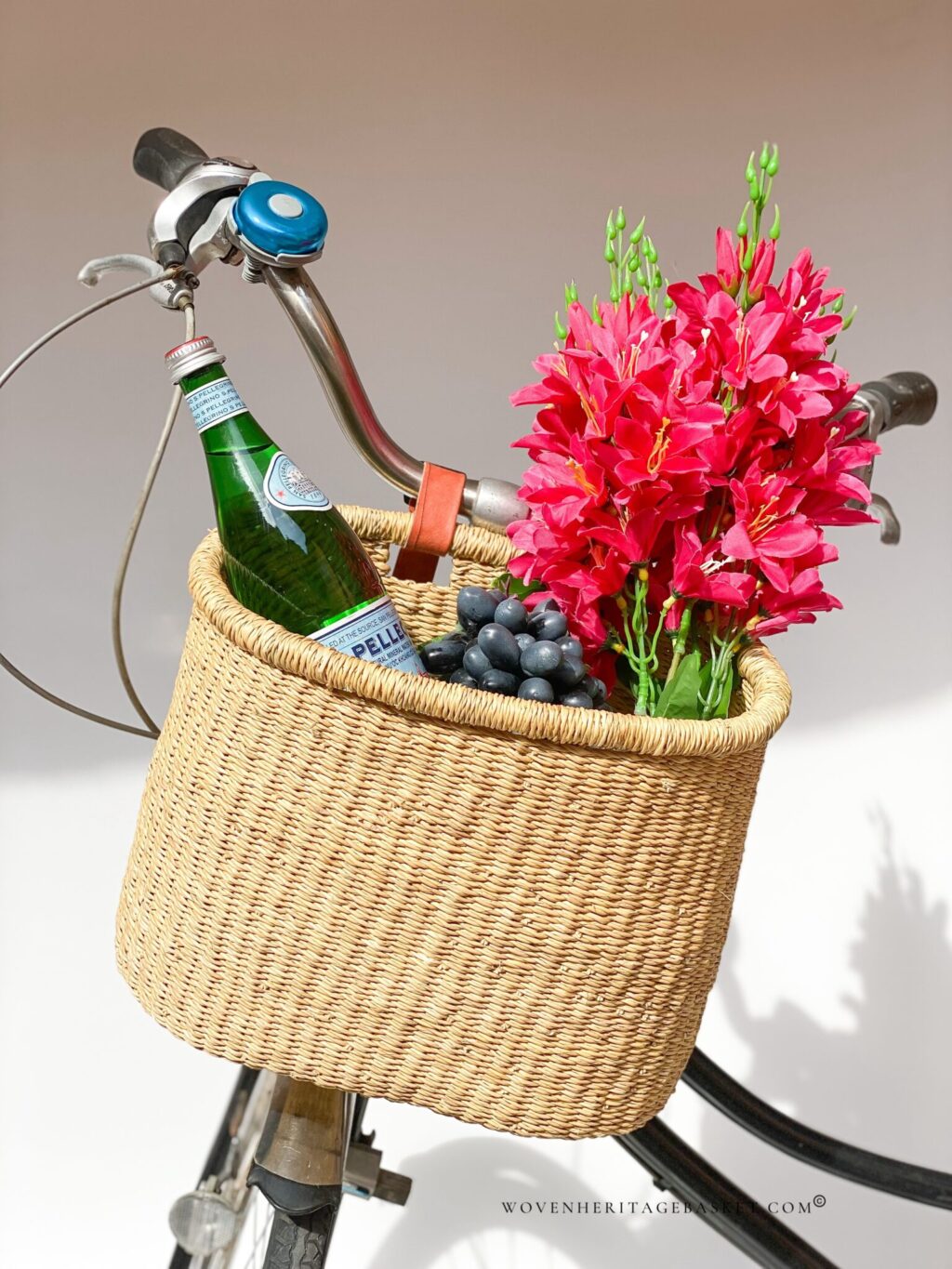 woven bike basket