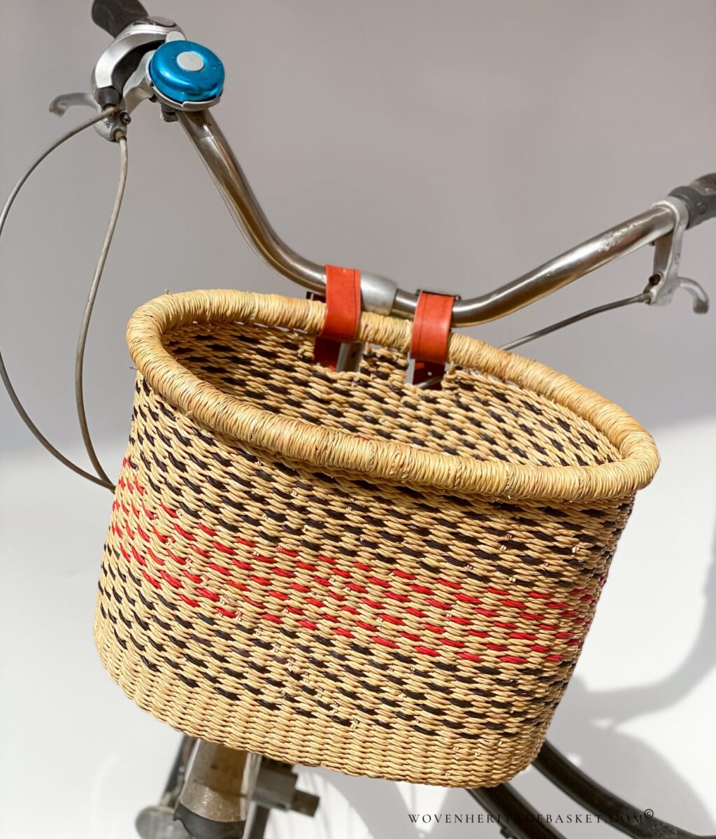 woven bike basket