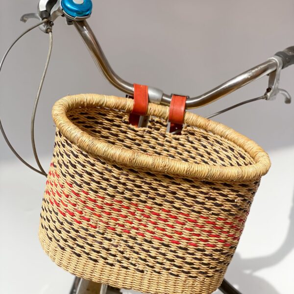 woven bike basket