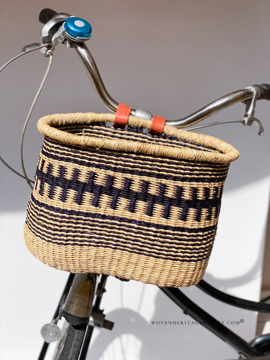 woven bike basket