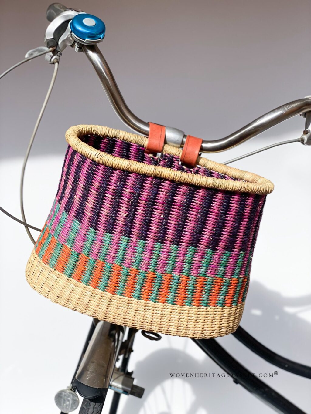 woven bike basket