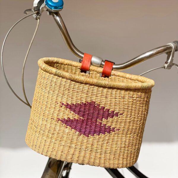 woven bike basket