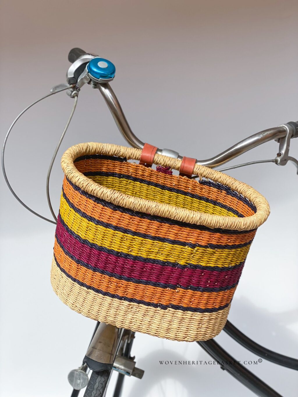 woven bike basket