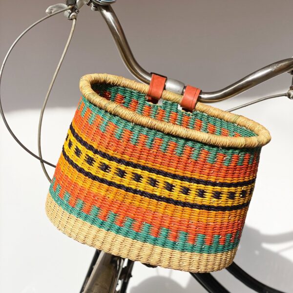 woven bike basket