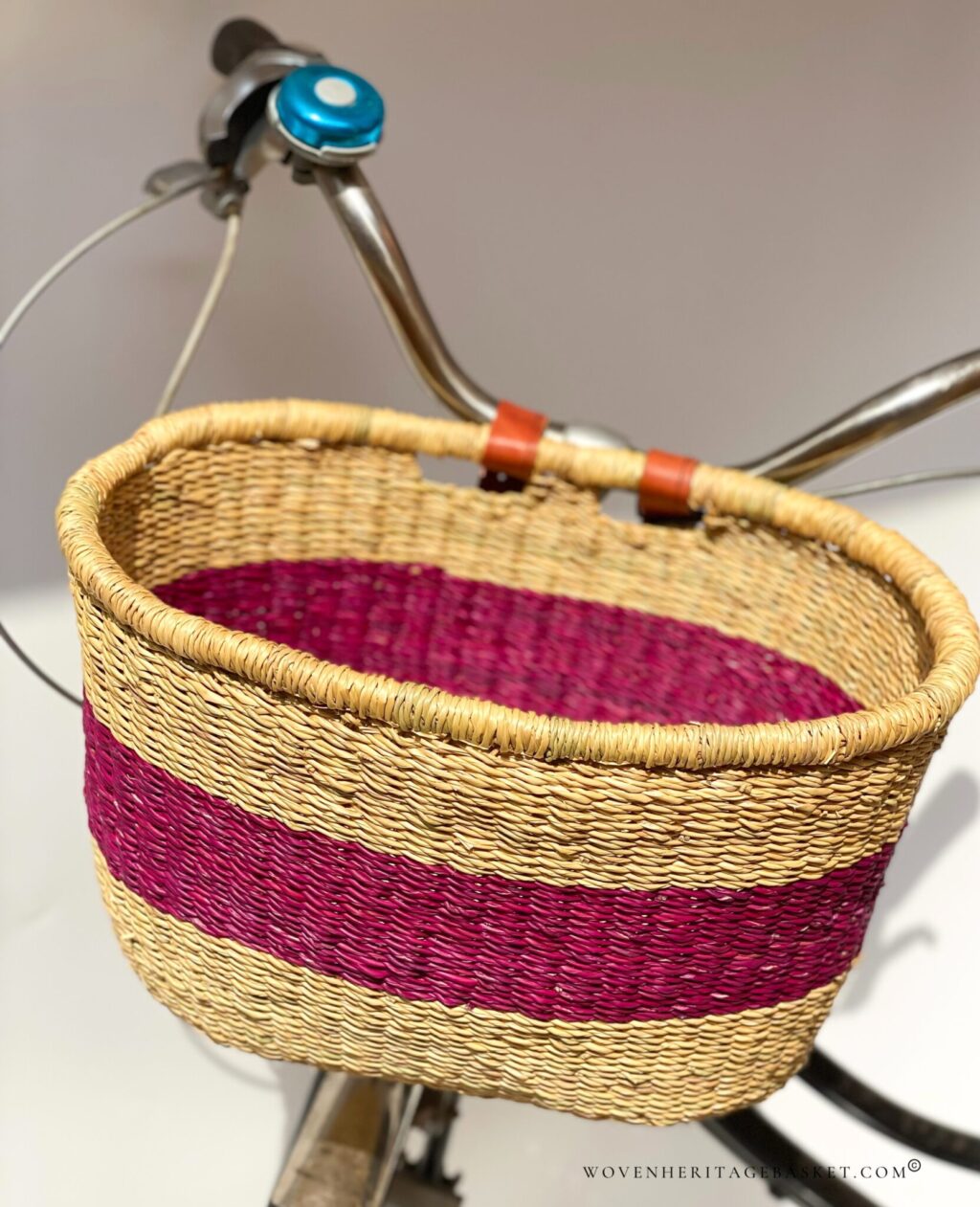 woven bike basket