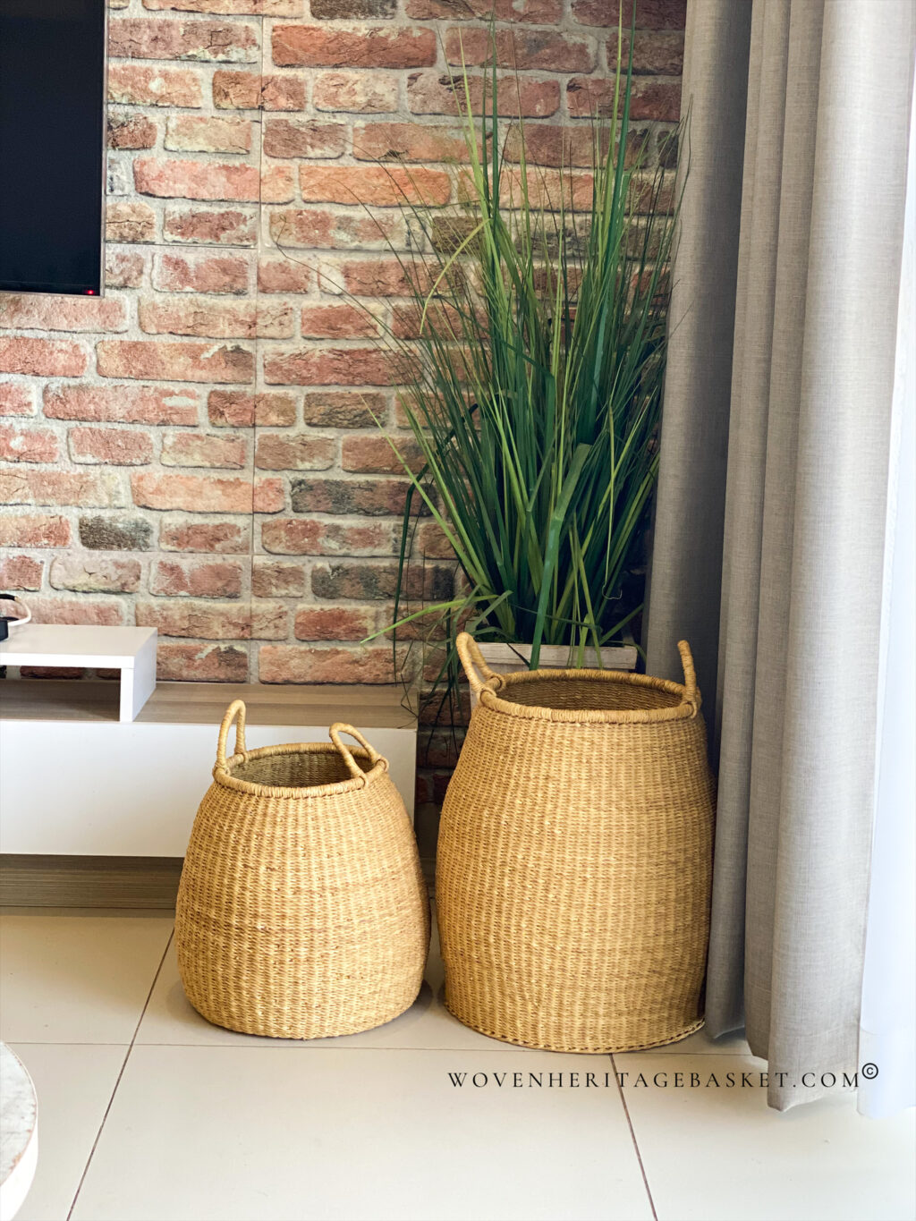 woven plant basket